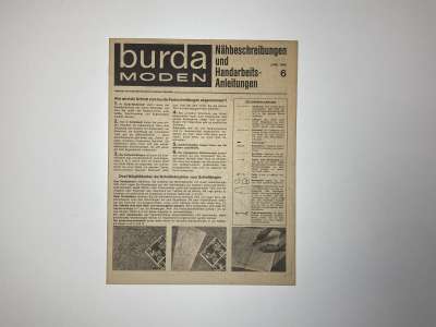 ���������� �59 ������� Burda 6/1965