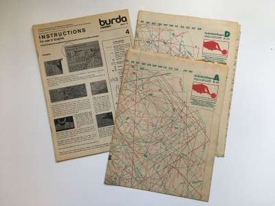 ���������� �54 ������� Burda 4/1974