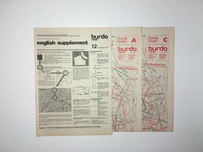 ���������� �40 ������� Burda 12/1977