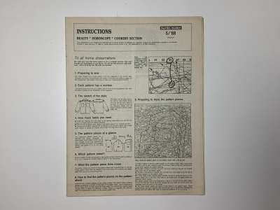 ���������� �63 ������� Burda 5/1988