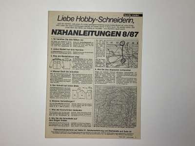 ���������� �50 ������� Burda 8/1987