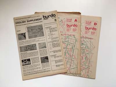 ���������� �43 ������� Burda 6/1975