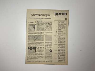 ���������� �40 ������� Burda 8/1971