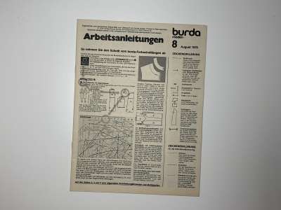 ���������� �66 ������� Burda 8/1978