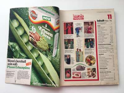 ���������� �1 ������� Burda 11/1976