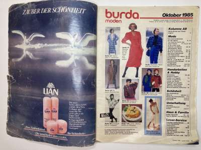 ���������� �1 ������� Burda 10/1985