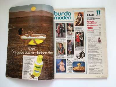 ���������� �1 ������� Burda 11/1974