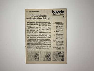 ���������� �36 ������� Burda 1/1971