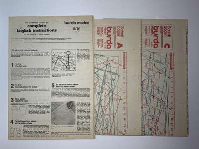 ���������� �58 ������� Burda 5/1984