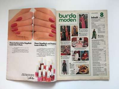 ���������� �1 ������� Burda 8/1975