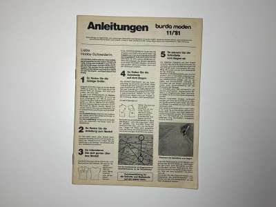 ���������� �98 ������� Burda 11/1981