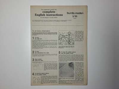 ���������� �57 ������� Burda 5/1985
