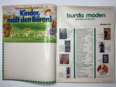 ���������� �1 ������� Burda 10/1971