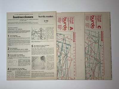 ���������� �58 ������� Burda 5/1984