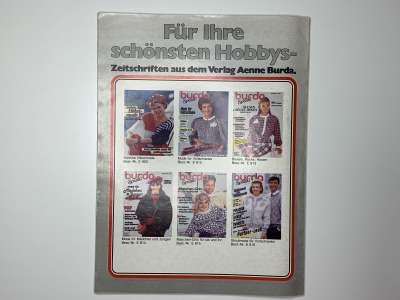 ���������� �47 ������� Burda 8/1985