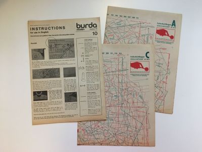 ���������� �51 ������� Burda 10/1972