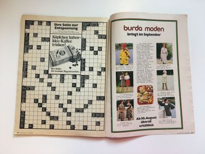 ���������� �38 ������� Burda 8/1972