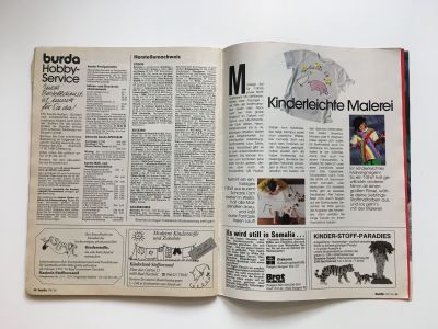 ���������� �10 ������� Burda Kleinkinder mode ������� ���� �����-���� 1993