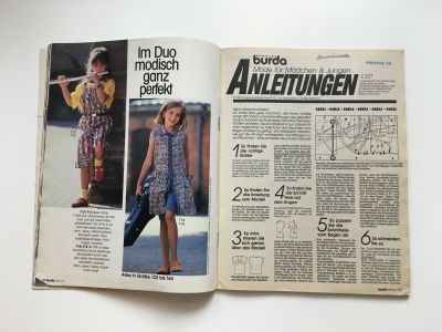 ���������� �8 ������� Burda Kleinkinder mode ������� ���� �����-���� 1993