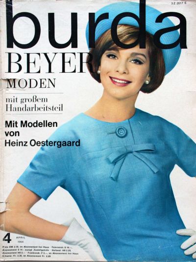Фотография обложки журнала Burda 4/1964