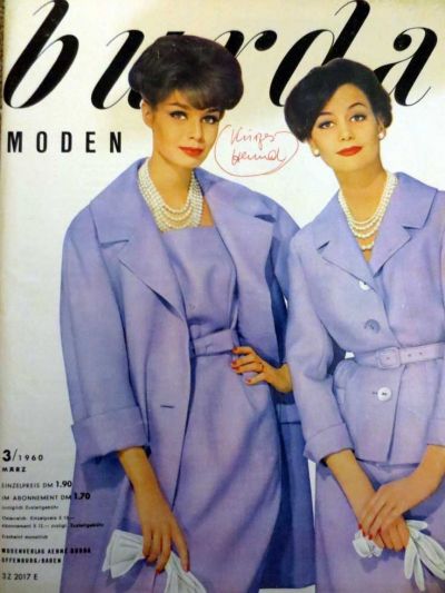 Фотография обложки журнала Burda 3/1960