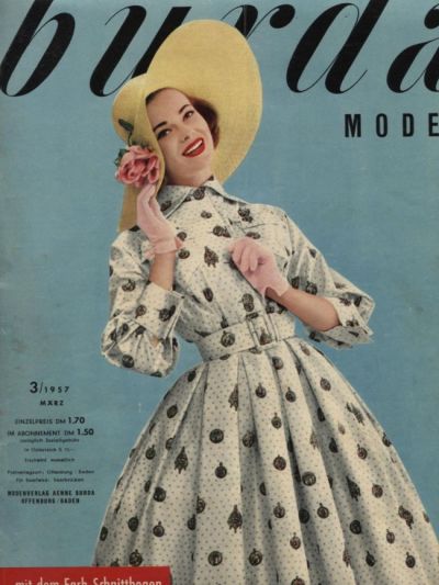 Фотография обложки журнала Burda 3/1957