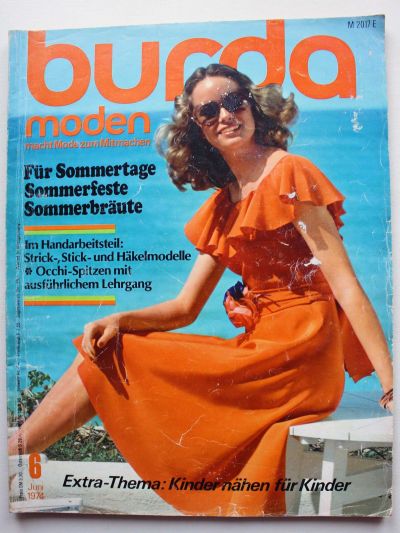 ���������� ������� ������� Burda 6/1974