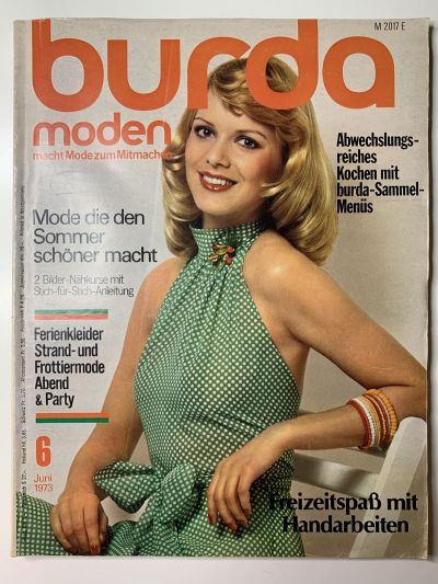 Фотография обложки журнала Burda 6/1973