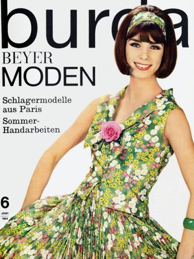 Фотография обложки журнала Burda 6/1964