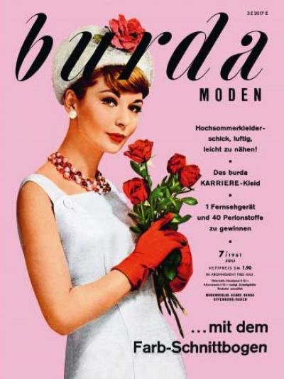 Фотография обложки журнала Burda 7/1961