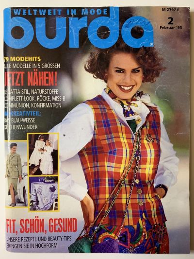 Фотография обложки журнала Burda 2/1993
