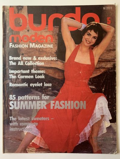 Фотография обложки журнала Burda 5/1985