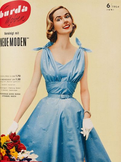Фотография обложки журнала Burda 6/1953