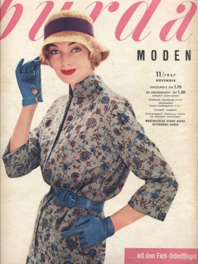 Фотография обложки журнала Burda 11/1957