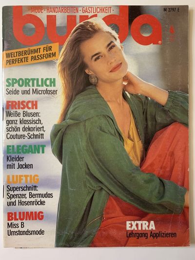 Фотография обложки журнала Burda 4/1991