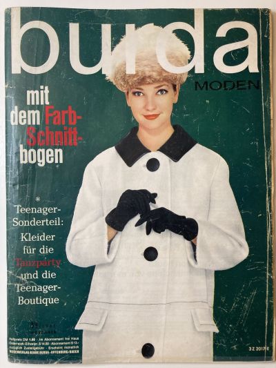 Фотография обложки журнала Burda 11/1961