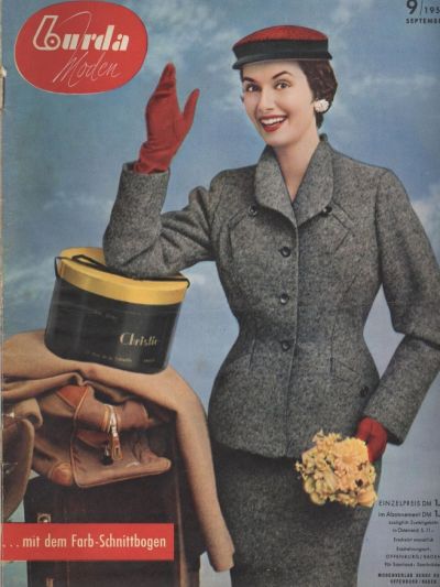Фотография обложки журнала Burda 9/1955