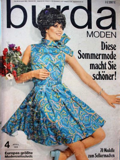 Фотография обложки журнала Burda 4/1968