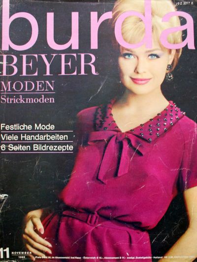 Фотография обложки журнала Burda 11/1963
