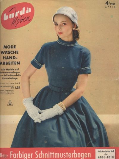Фотография обложки журнала Burda 4/1953